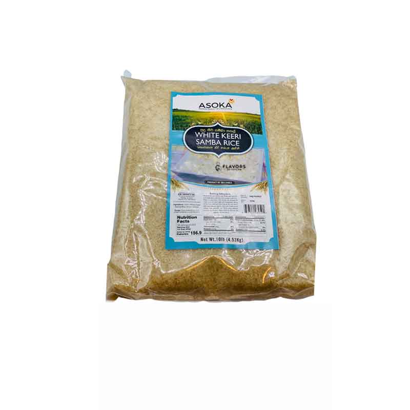Sri Lankan Groceries USA Asoka Asoka White Keeri Samba rice - 10lb
