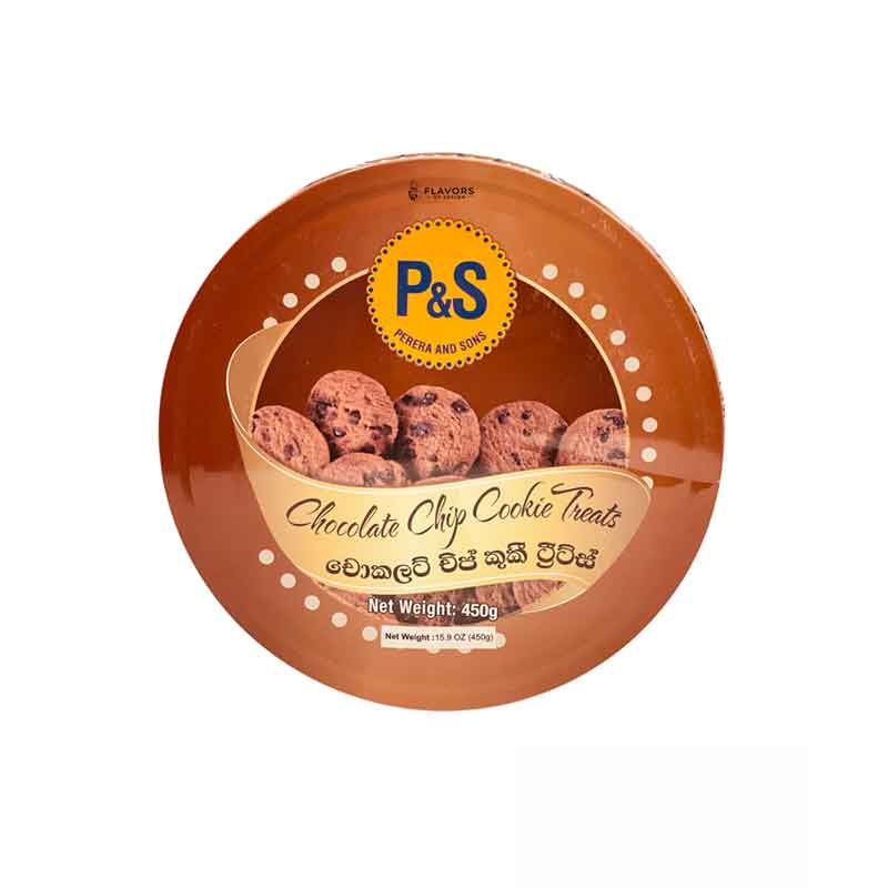 Sri Lankan Groceries USA P&S P&S Chocolate Chip  Cookies - 450g