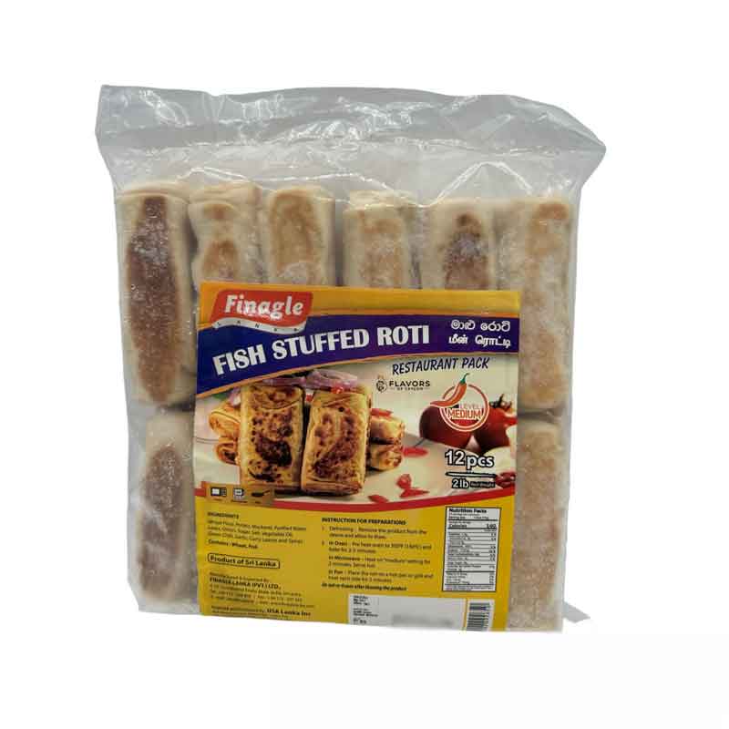 Sri Lankan Groceries USA Flavors of Ceylon Finagle Fish Roti (Value Pack) 12-Pcs  (Pick-Up Only)