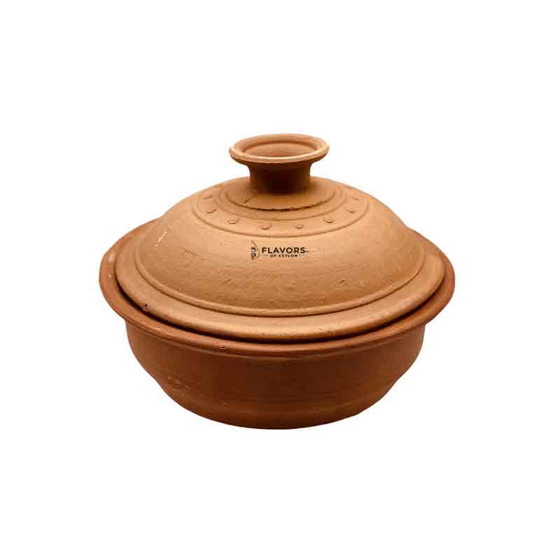 Clay Pot with Lid 10"