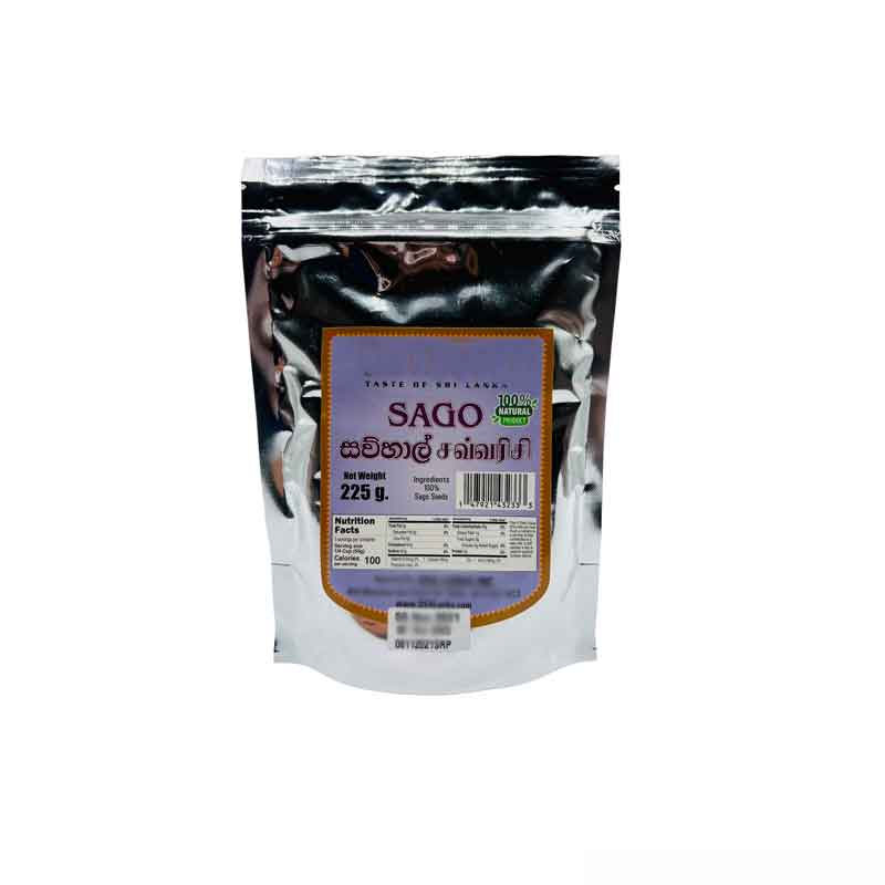 Sri Lankan Groceries USA Flavors of Ceylon Sago Seed - 225g