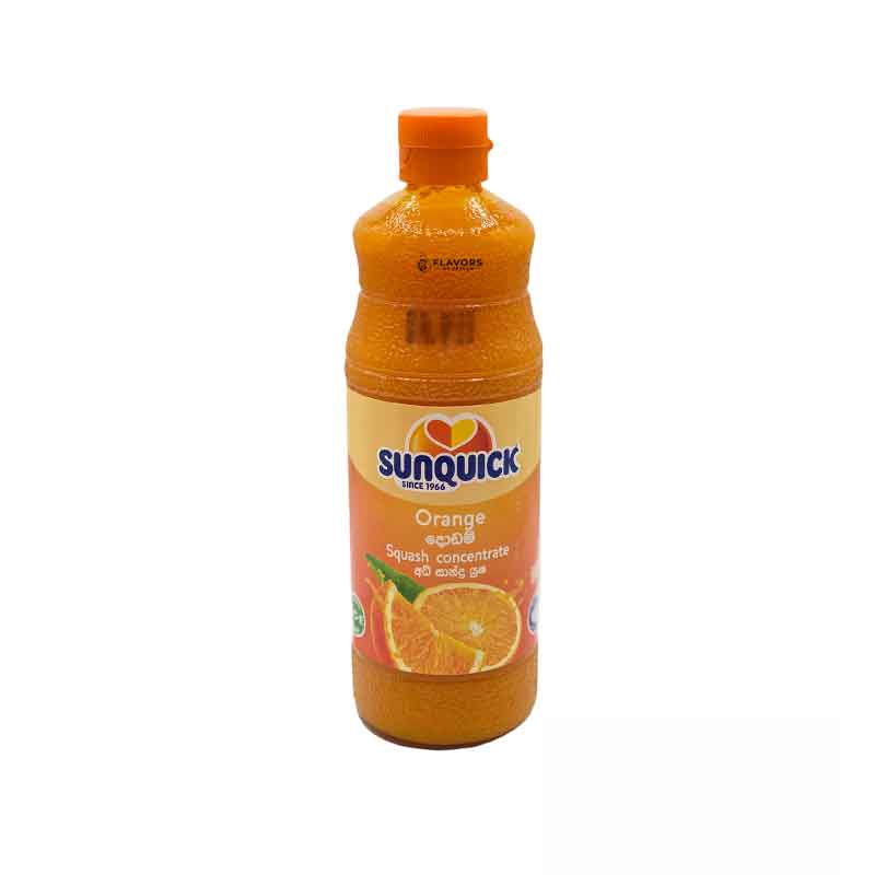 Sri Lankan Groceries USA Flavors of Ceylon Sunquick Orange Concentrate - 840ml