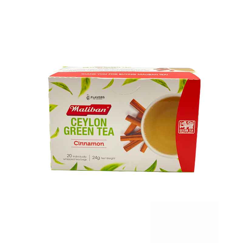 Maliban Green Tea with Cinnamon - 20 Tea Bags