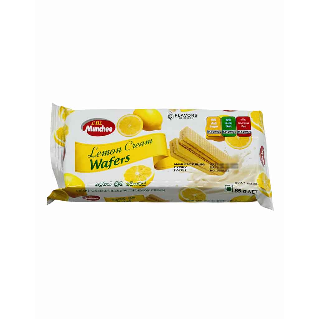 Munchee Lemon Wafers - 85g